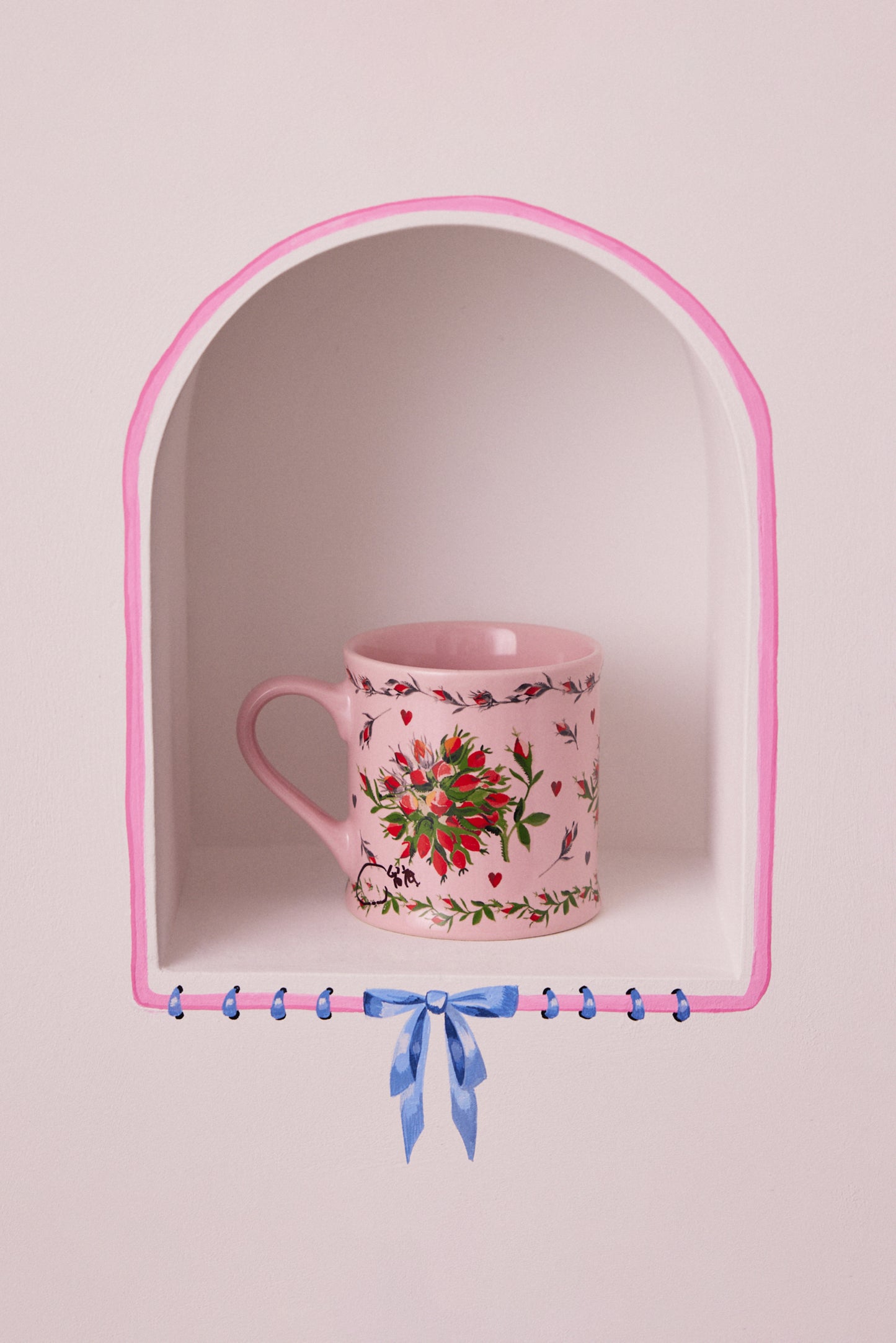 Cath Kidston Mollie Mug, Forever Rose