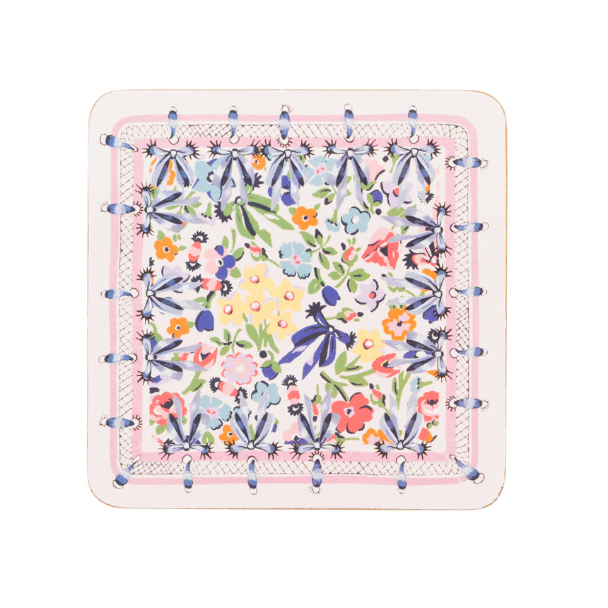 Cath Kidston Harmony Ditsy Square Coasters( Set Of 4)