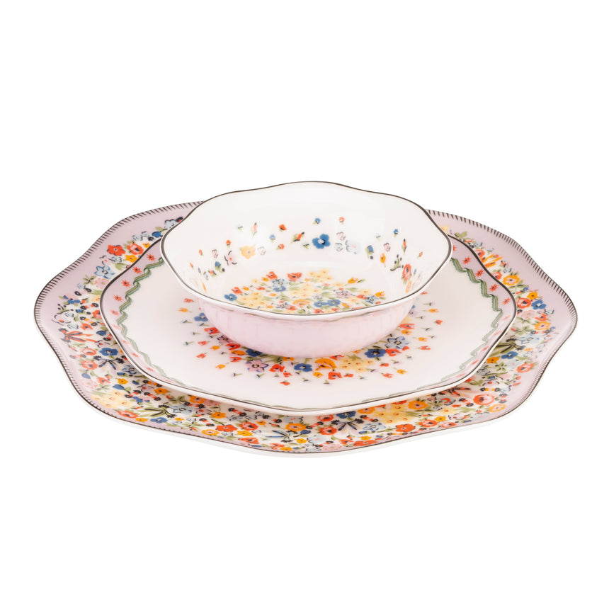 Cath Kidson Harmony Ditsy 12 Piece Dinner Set