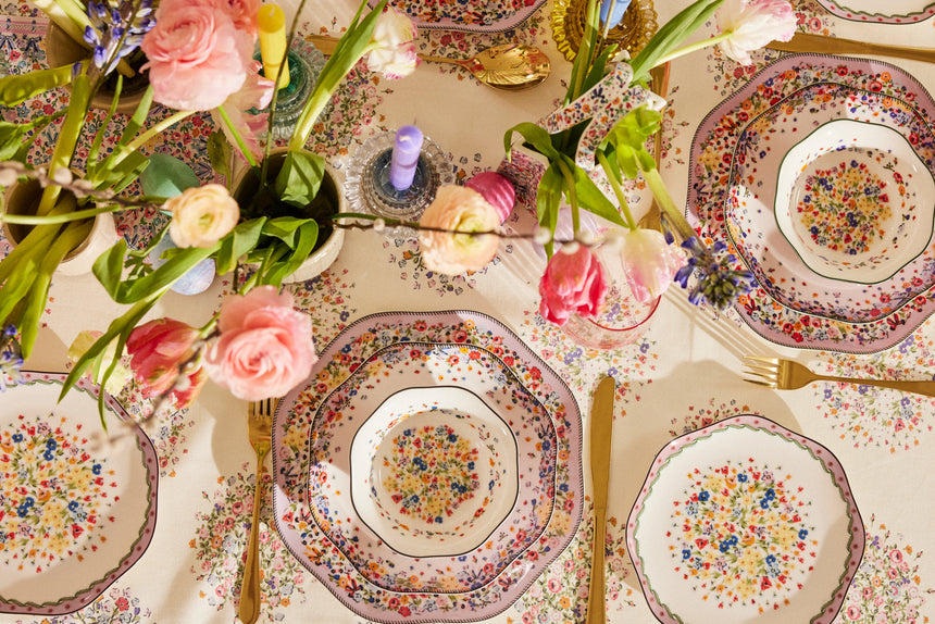 Cath Kidson Harmony Ditsy 12 Piece Dinner Set