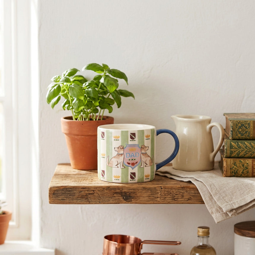 Cath Kidston Dog Heraldry Dad Mug