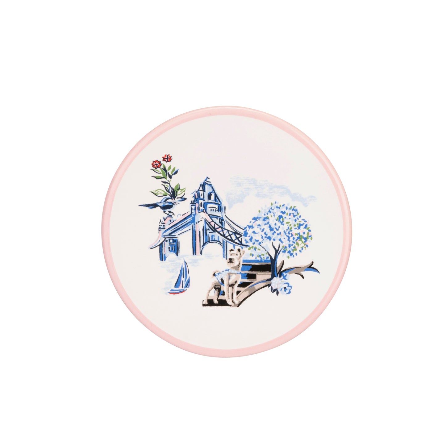 Cath Kidston London Ceramic Coaster, Set Of 4