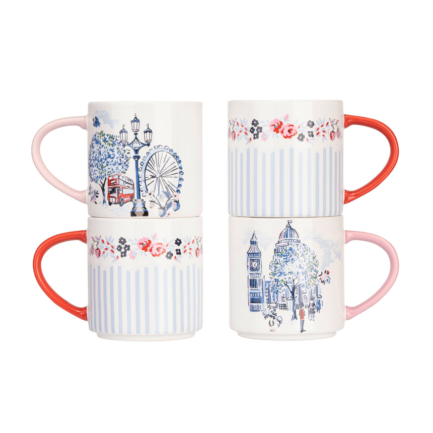 Cath Kidston London Stacking Mug Set