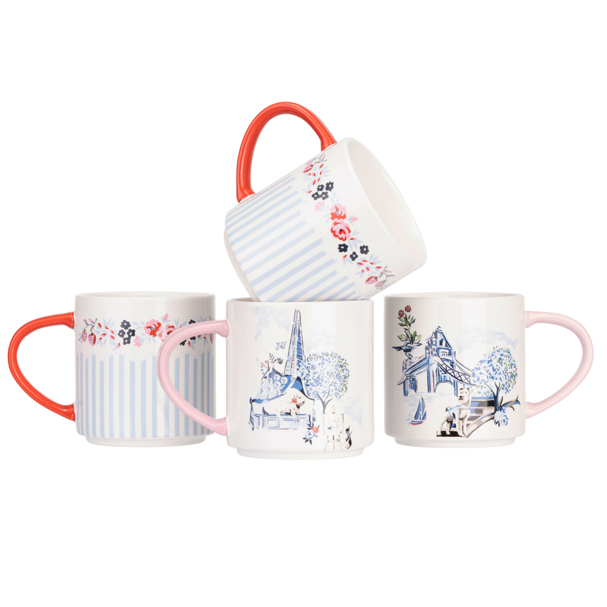 Cath Kidston London Stacking Mug Set