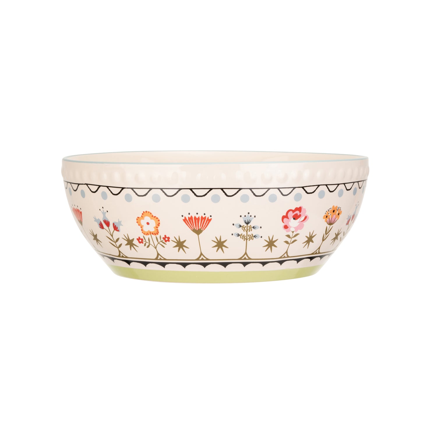 Cath Kidston Painted Table Ceramic Large Serving Bowl