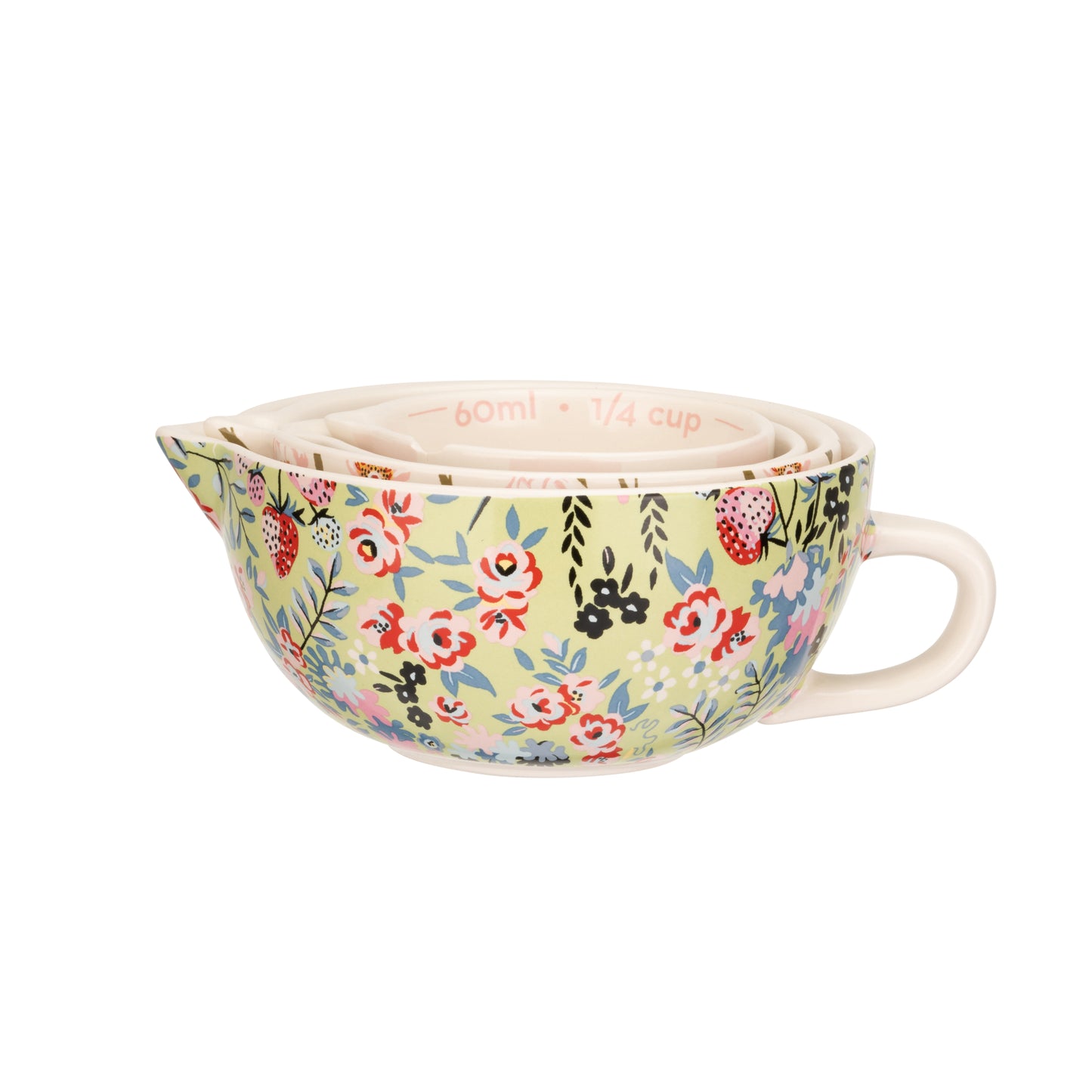 Cath Kidston Painted Table Ceramic Measuring Cups Set