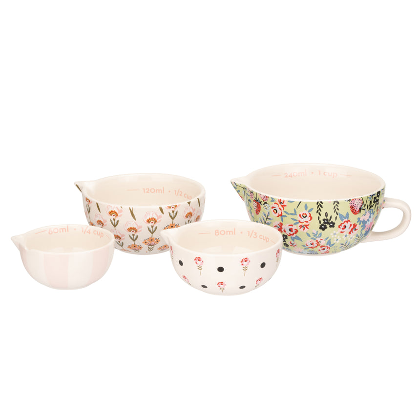 Cath Kidston Painted Table Ceramic Measuring Cups Set