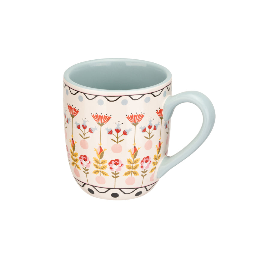 Cath Kidston Painted Table Breakfast Mug,Blue