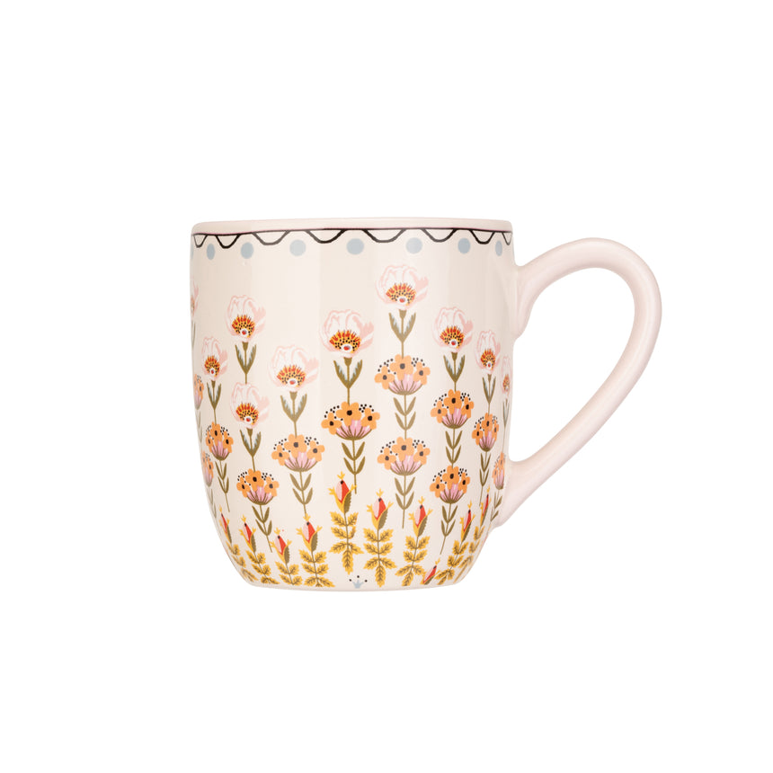 Cath Kidston Painted Table Breakfast Mug, Pink