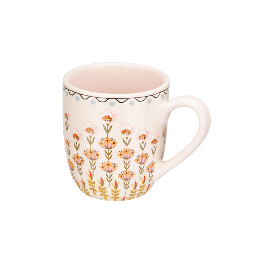 Cath Kidston Painted Table Breakfast Mug, Pink