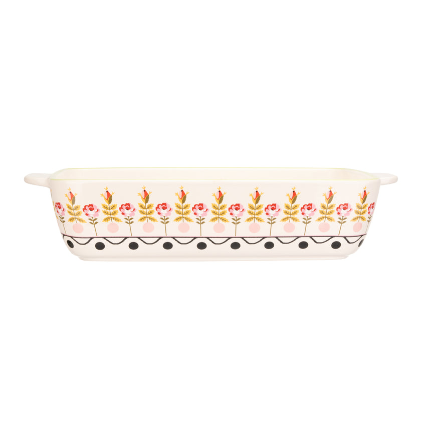 Cath Kidston Painted Table Ceramic Rectangular Roasting Dish