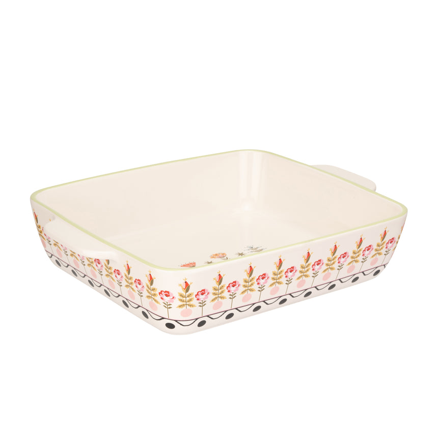 Cath Kidston Painted Table Ceramic Rectangular Roasting Dish