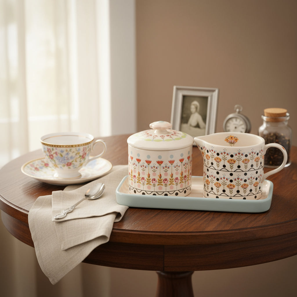 Cath Kidston Painted Table Sugar & Milk Jug Set – CHALK INTERIORS