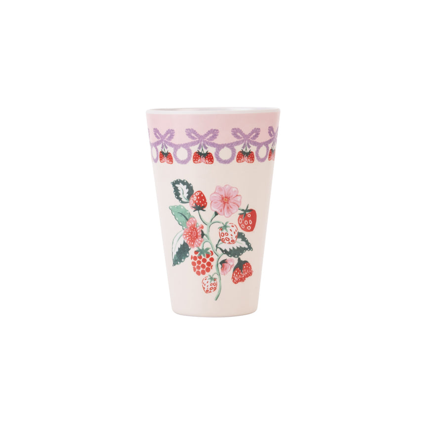 Cath Kidston Raspberry Melamine Tumblers (Set Of 4)