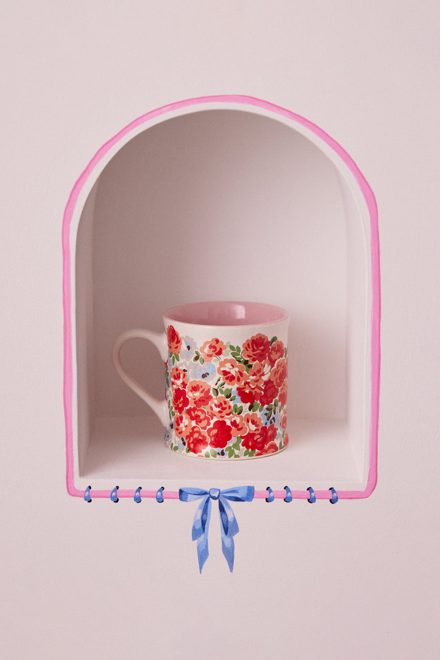 Cath Kidston Mollie Mug, Red Roses