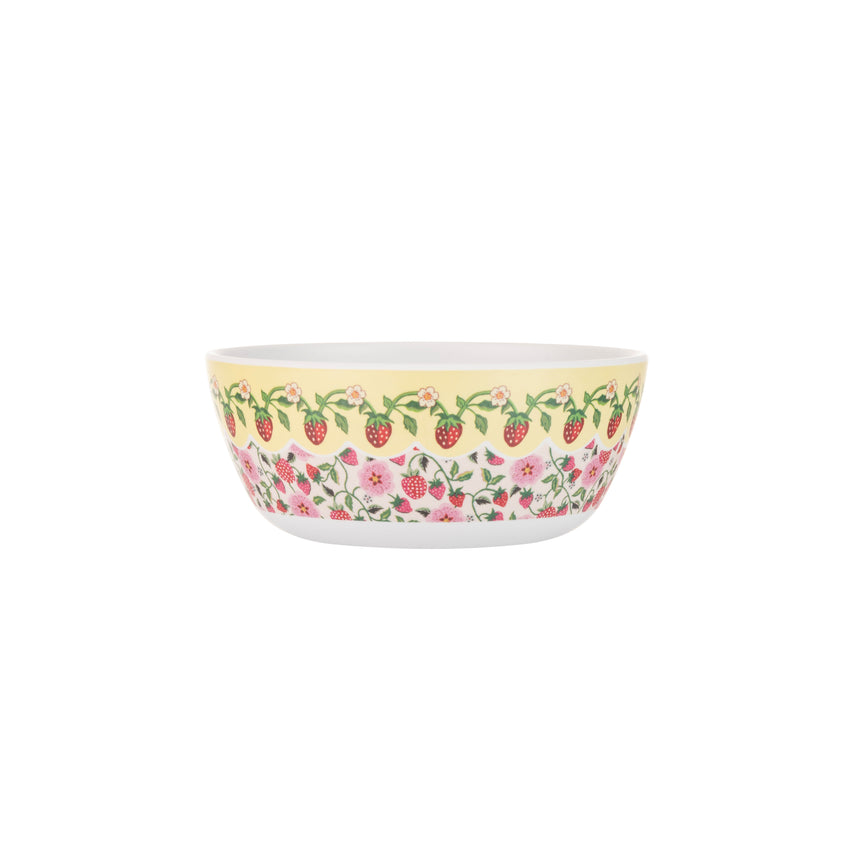 Cath Kidson Strawberry Melamine Picnic Bowls (Set Of 4)