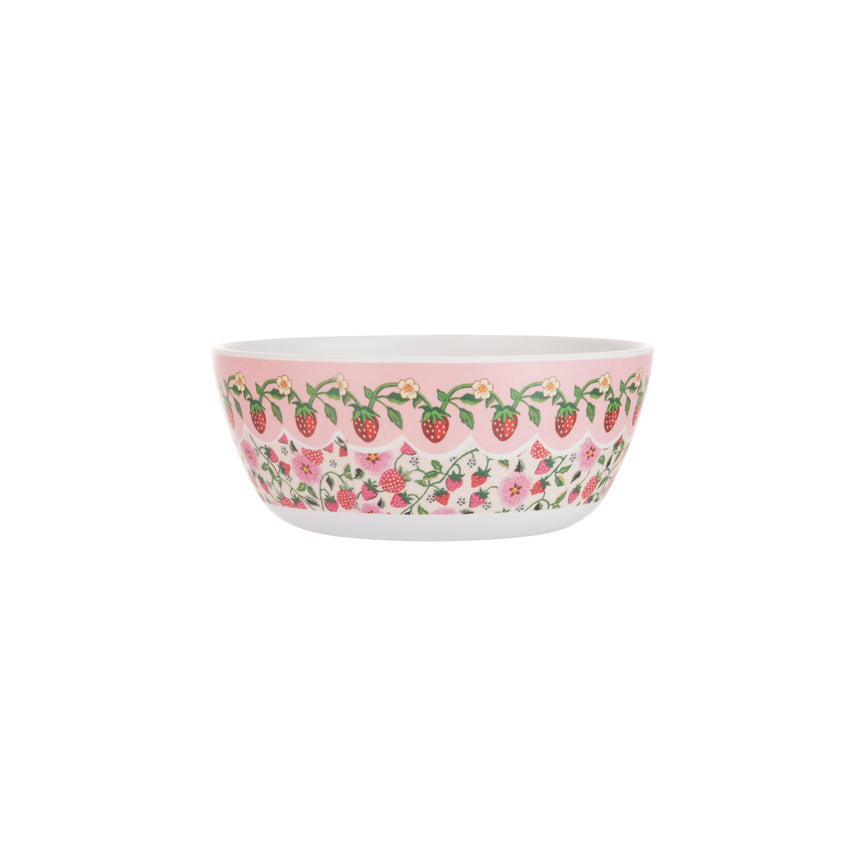 Cath Kidson Strawberry Melamine Picnic Bowls (Set Of 4)