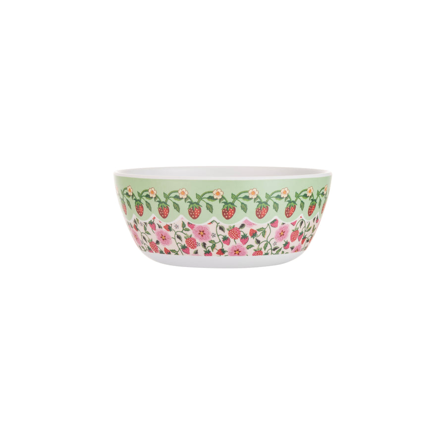 Cath Kidson Strawberry Melamine Picnic Bowls (Set Of 4)