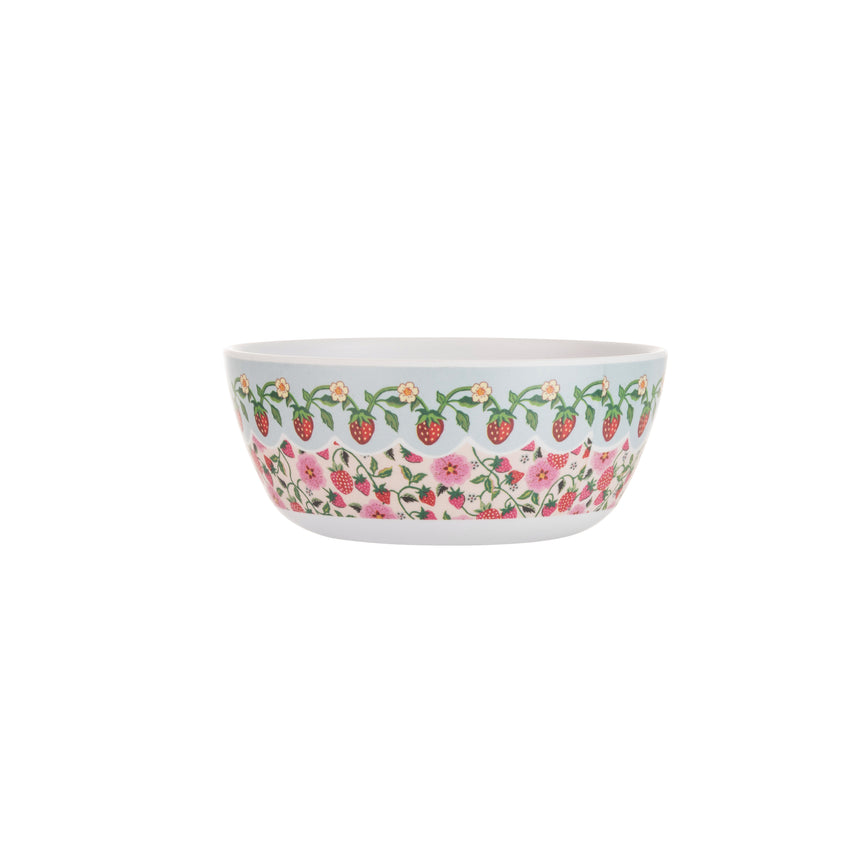 Cath Kidson Strawberry Melamine Picnic Bowls (Set Of 4)