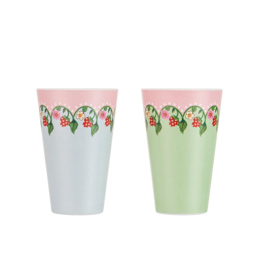 Cath Kidson Strawberry Melamine Tumblers (Set Of 4)