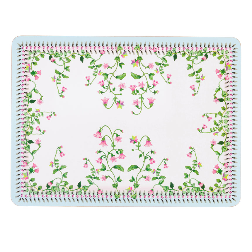 Cath Kidston Twin Flowers  Placemats( Set Of 4)