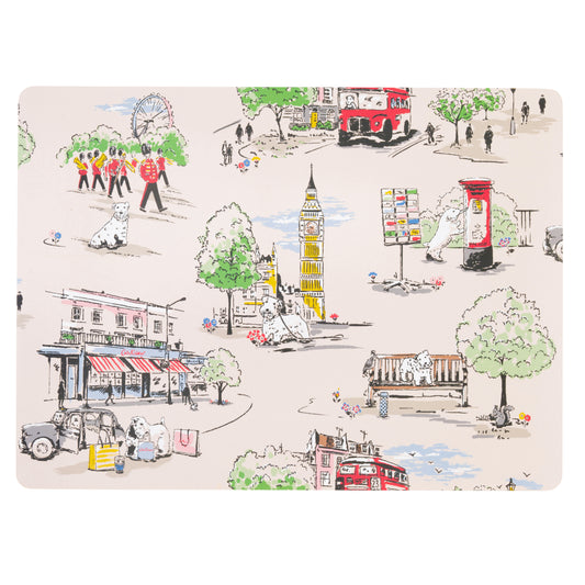 Cath Kidston Billie Goes To Town Rectangular Placemats (Set Of 4)
