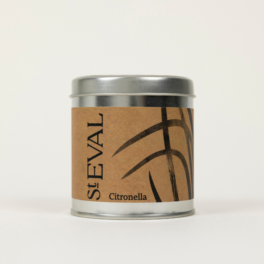 St Eval Citronella Scented Tin Candle