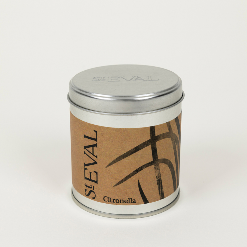 St Eval Citronella Scented Tin Candle