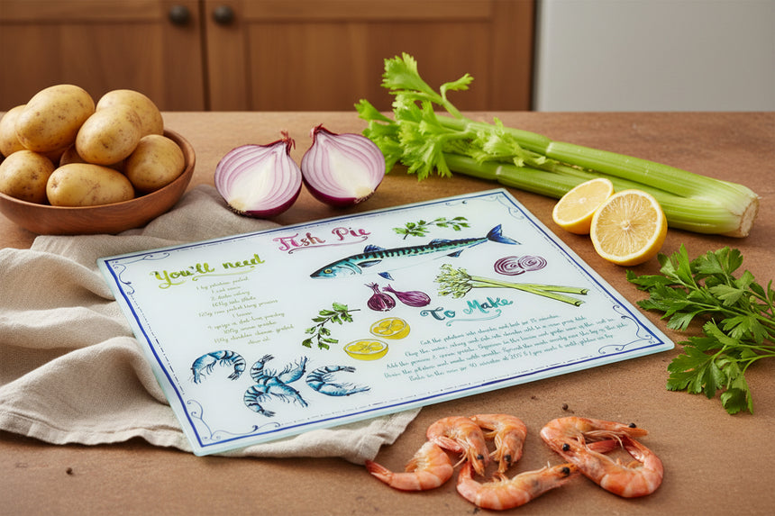 Dish Of The Day Glass Worktop Saver