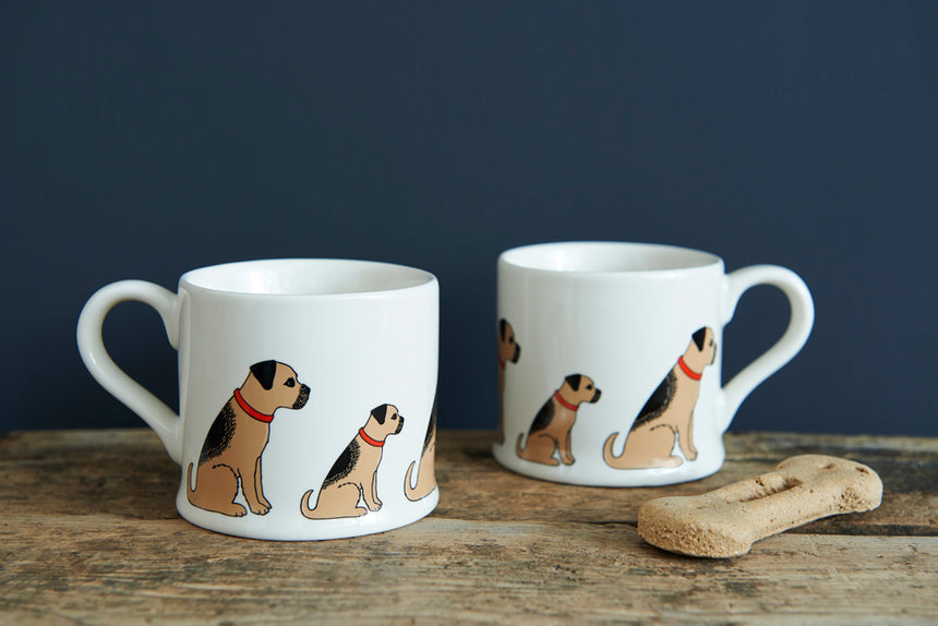 Sweet William Ceramic Mug, Border Terrier