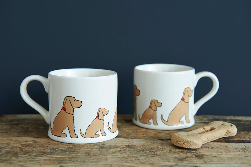 Sweet William Ceramic Mug, Cocker Spaniel, (Golden)