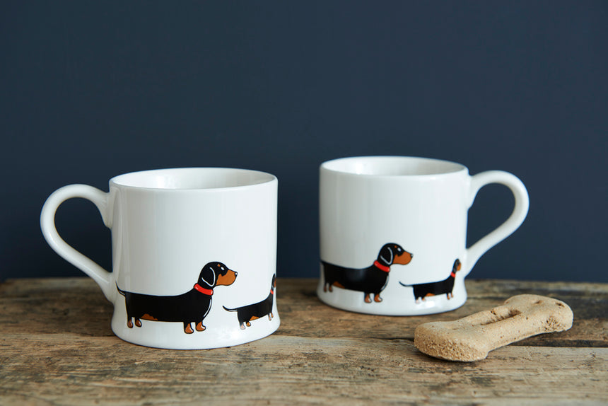 Sweet William Ceramic Mug, Dachshund