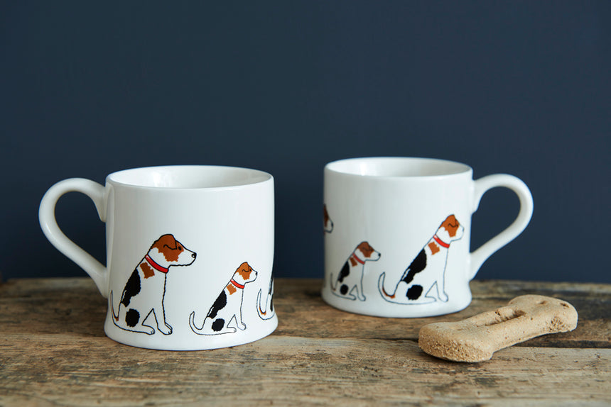 Sweet William Ceramic Mug, Jack Russell