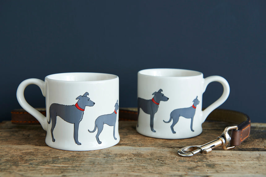 Sweet William Ceramic Mug, Lurcher