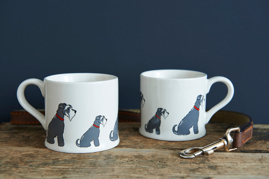 Sweet William Ceramic Mug, Schnauzer