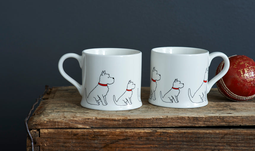 Sweet William Ceramic Mug, Westie