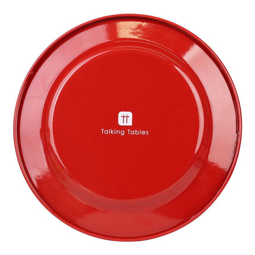 Talking Tables Bon Appetit Tomatoes Enamel Side Plate, (20CM)