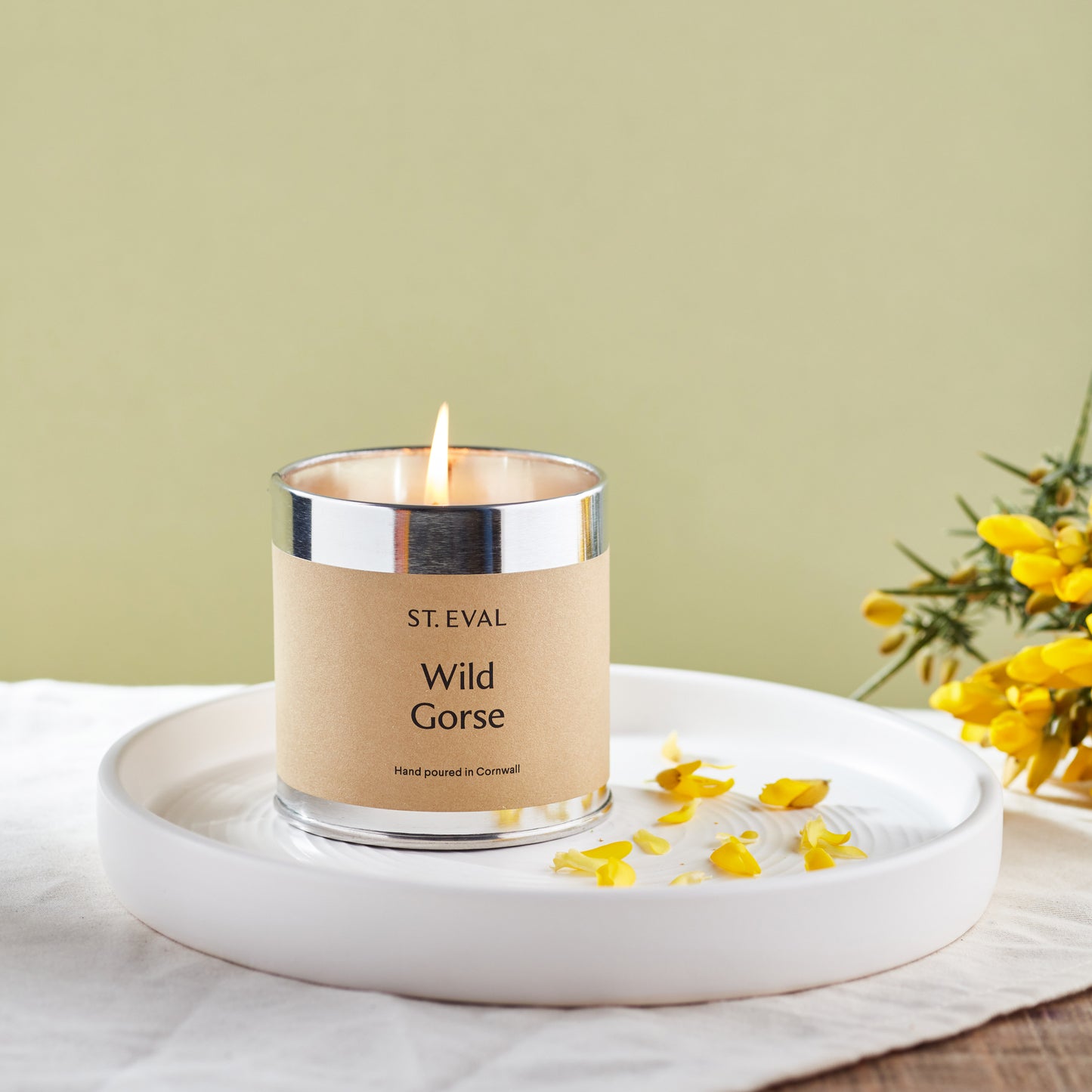 St Eval Wilde Gorse Scented Tin Candle