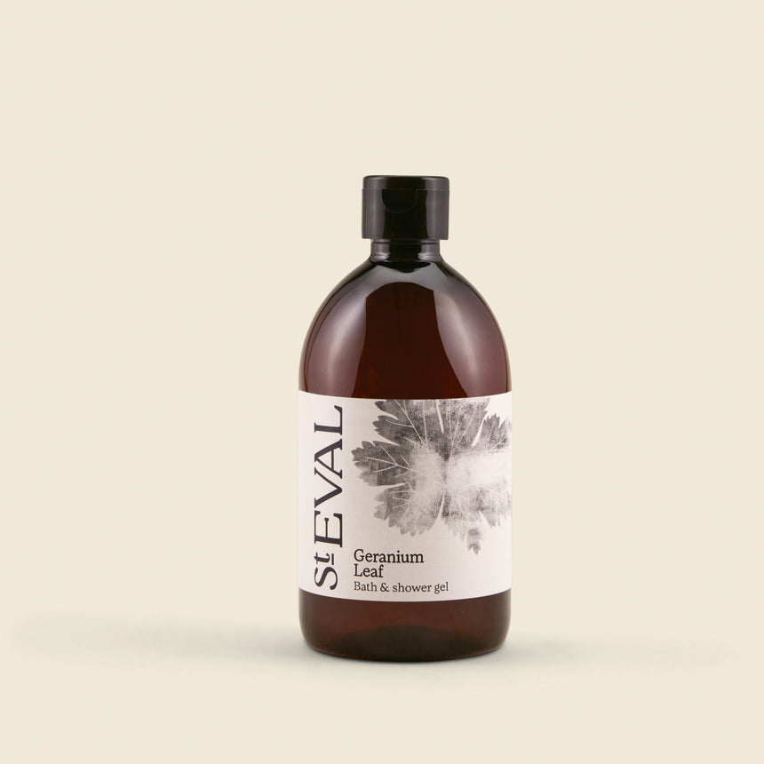 St Eval Bath & Shower Gel, Geranium Leaf