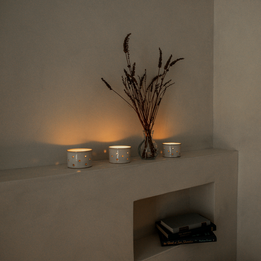 St Eval Green Vine Scented Tealights, (Set Of 9)