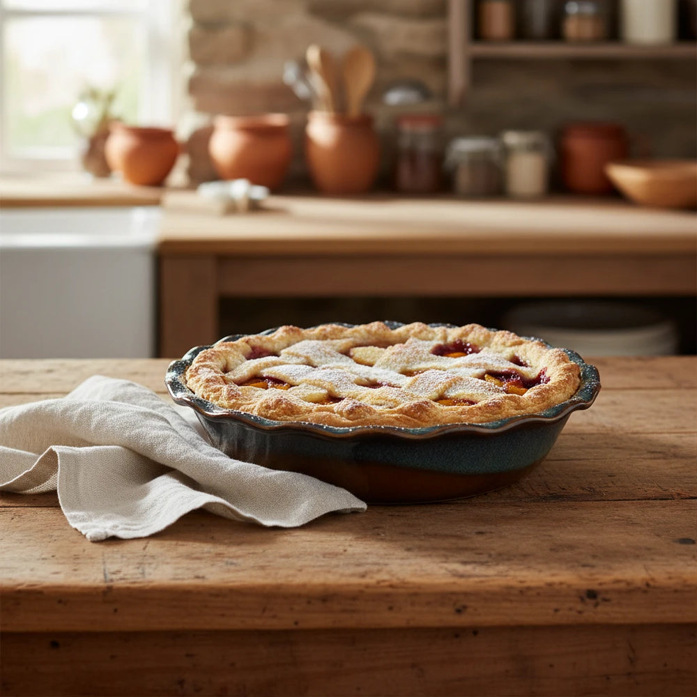 Emile Henry Limited Edition Pie Dish, Bronze