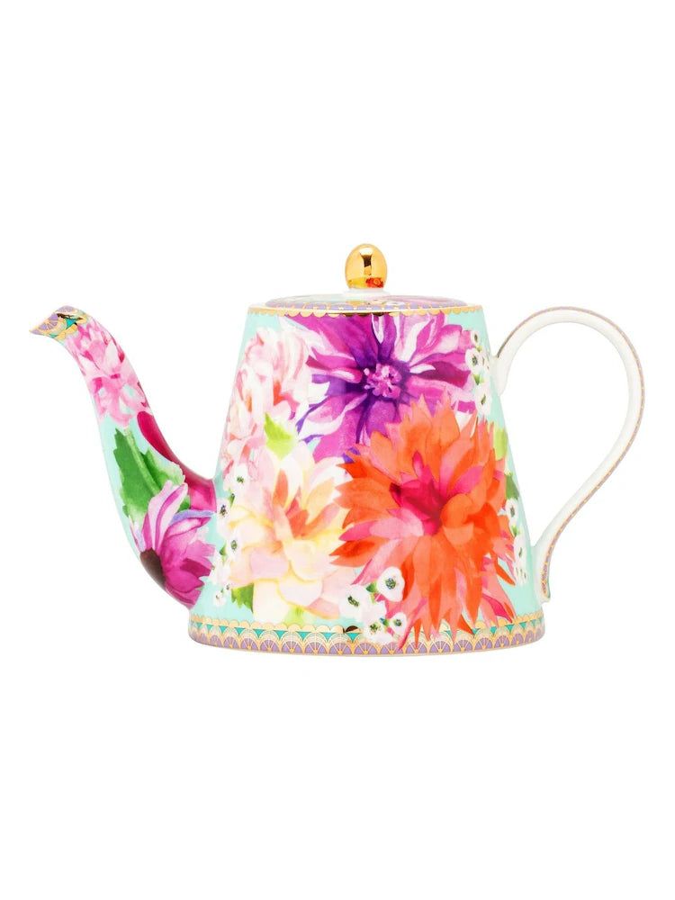 Maxwell & Williams Teas & C’S Dahlia Daze Teapot With Infuser, Sky