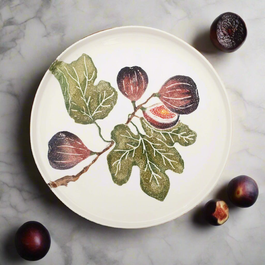 Bliss Home Fig Round Shallow Serving Platter