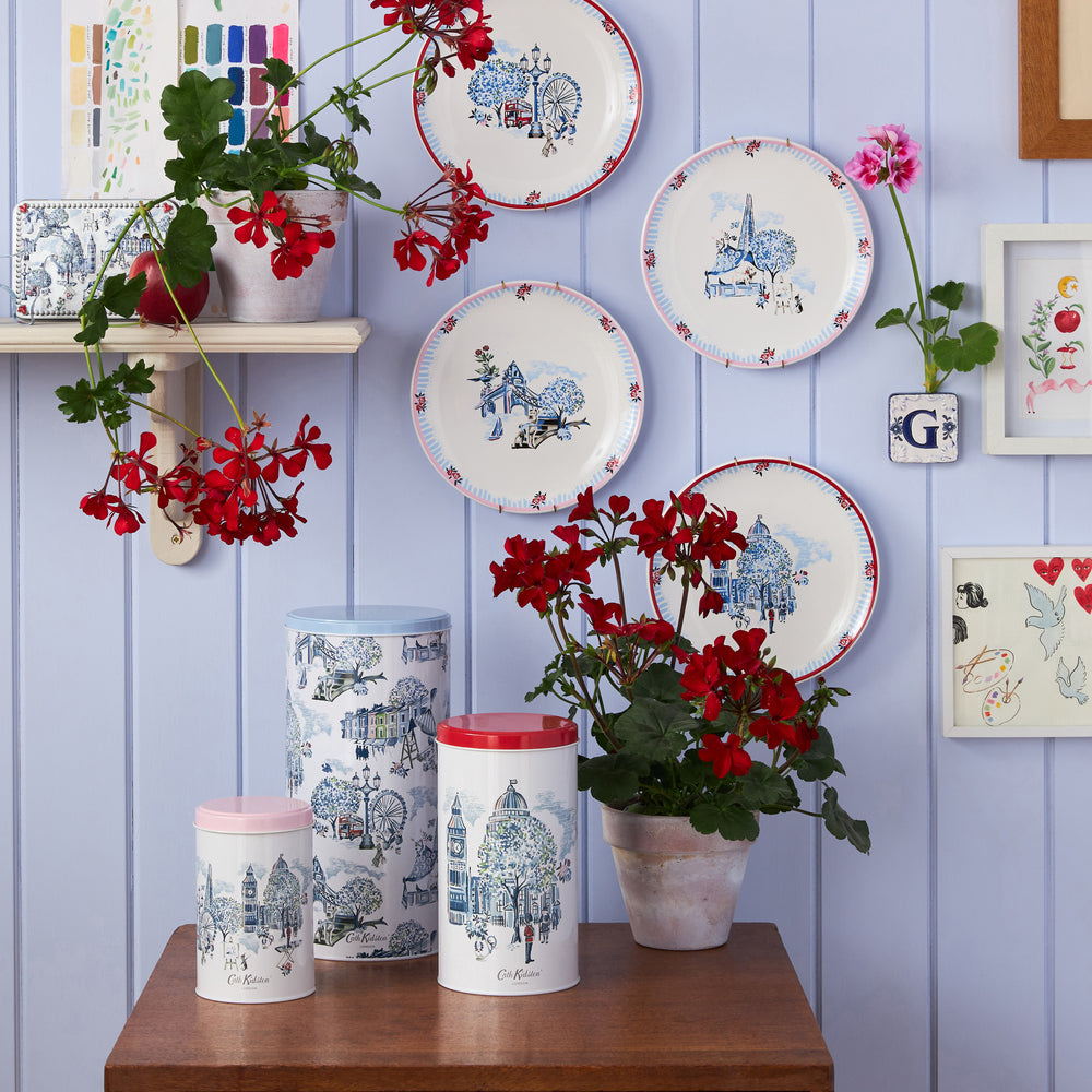 Cath Kidston London Storage Tins, Set Of 3