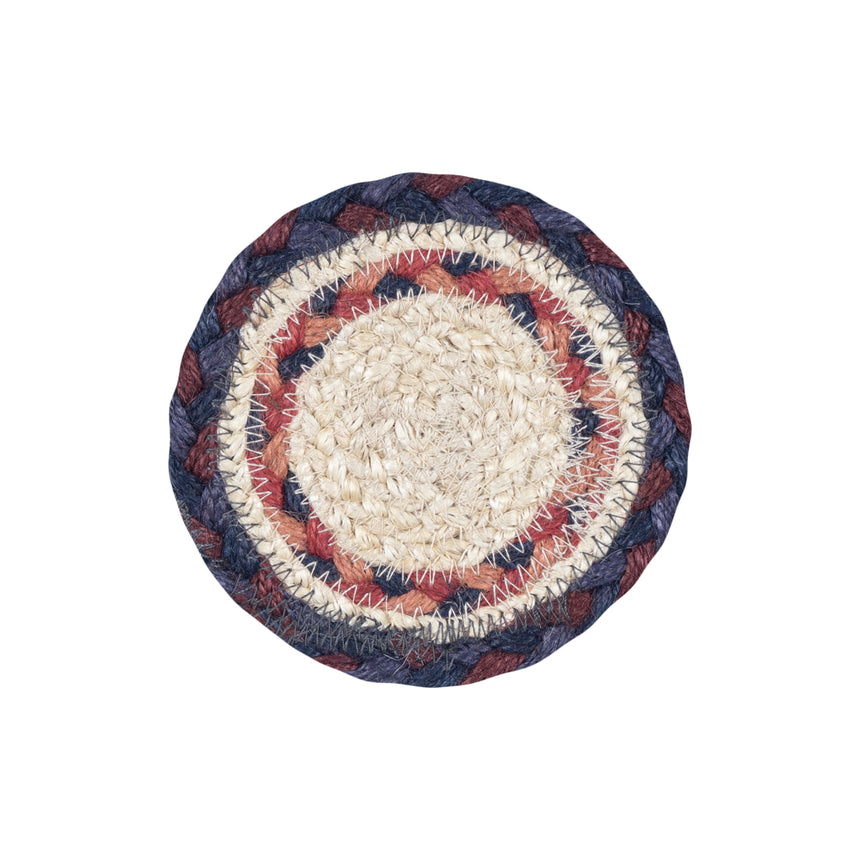 The Braided Rug Company Jute Coasters, Fairisle  (Set Of 6)