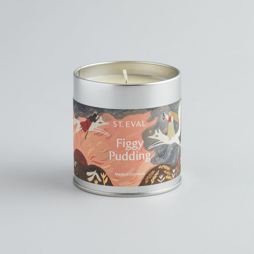 St Eval Figgy Pudding Scented Tin Candle