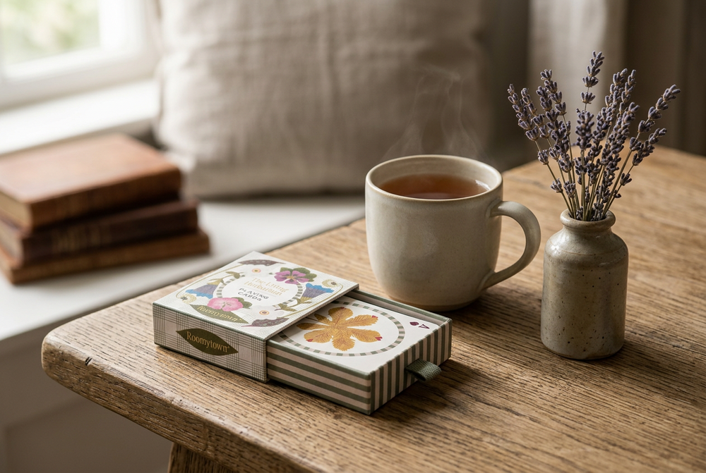 Roomytown Single Playing Card Deck, The Living Herbarium