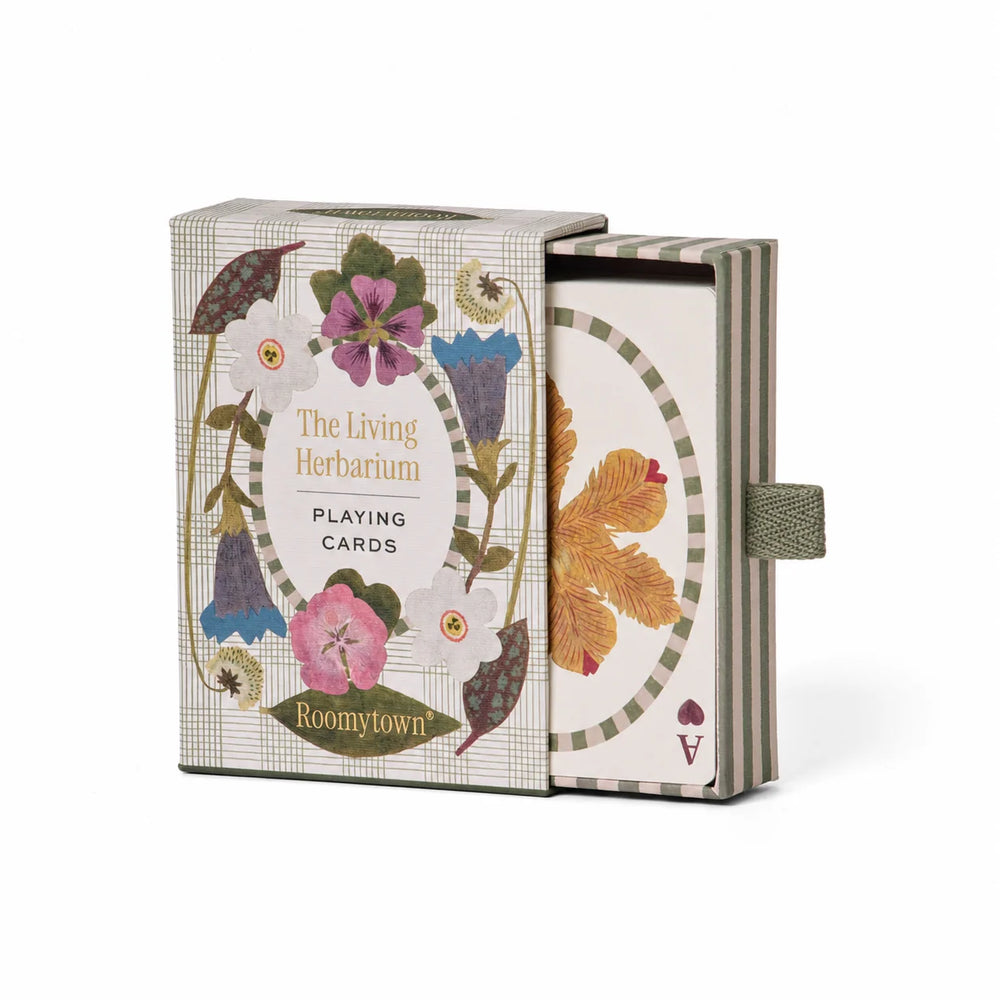 Roomytown Single Playing Card Deck, The Living Herbarium