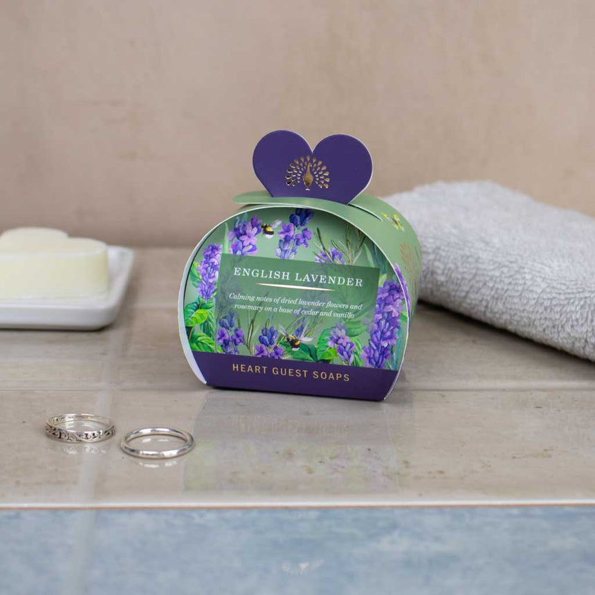 The English Soap Company Signature, English Lavender Mini Heart Soaps