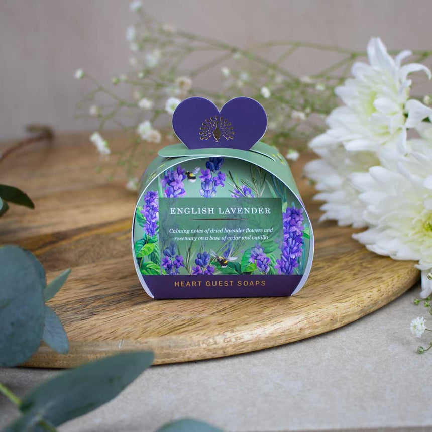 The English Soap Company Signature, English Lavender Mini Heart Soaps